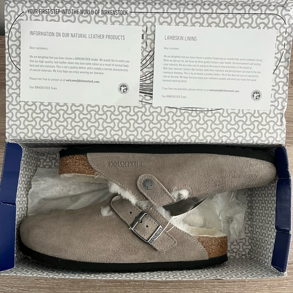 Birkenstock Boston VL Shearling Clog Shoe